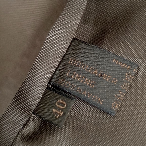 PRADA Dark Brown Leather Coat - Picture 12 of 14